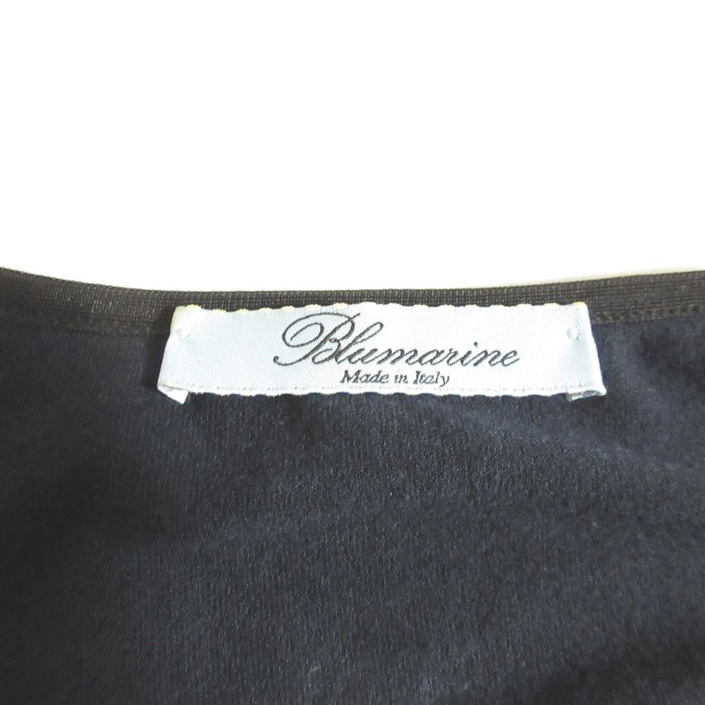 美品 Blumarine ブルマリン フラワープリントカーディガン