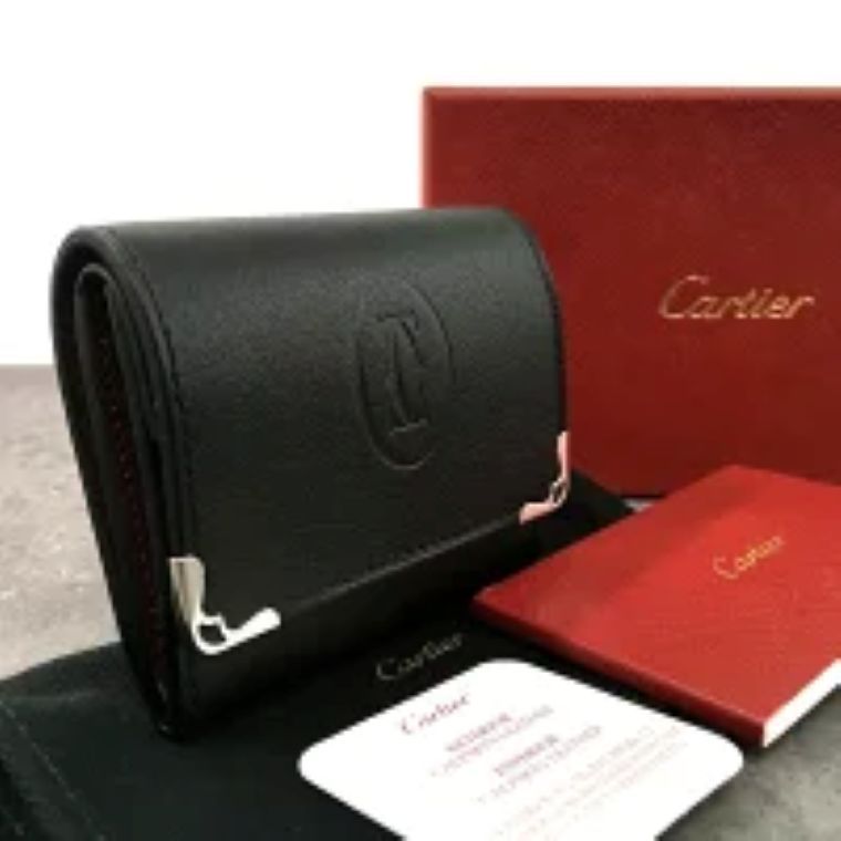 送料込み ♥品 Cartier コインケース ブラック L300172 き 52