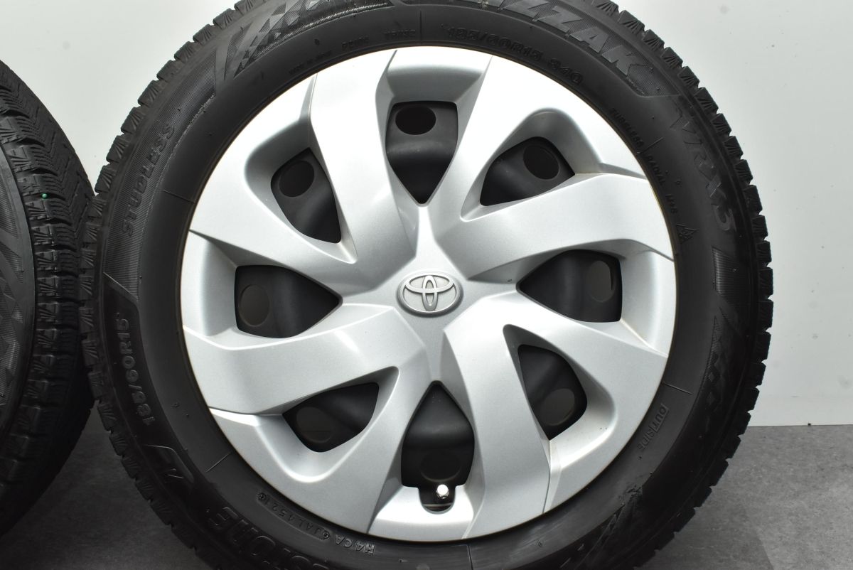 バリ溝】トヨタ シエンタ 純正 15in 5.5J +39 PCD100 ブリヂストン