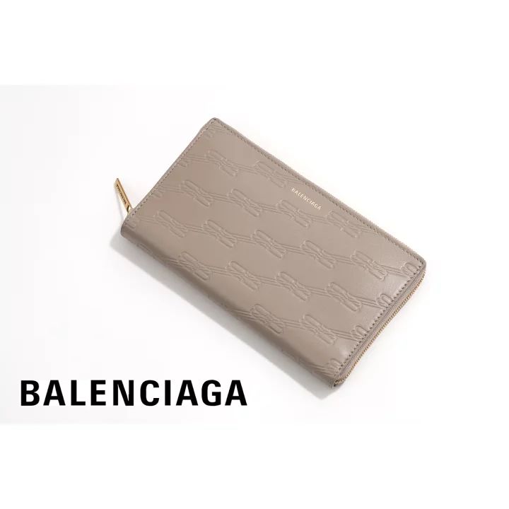 新品未使用品 BALENCIAGA バレンシアガ 717787 ラウンド長財布 本物 