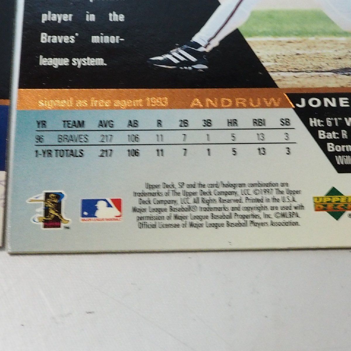Upper Deck 1997 SP Base Set 1-184【アッパーデック97 SP