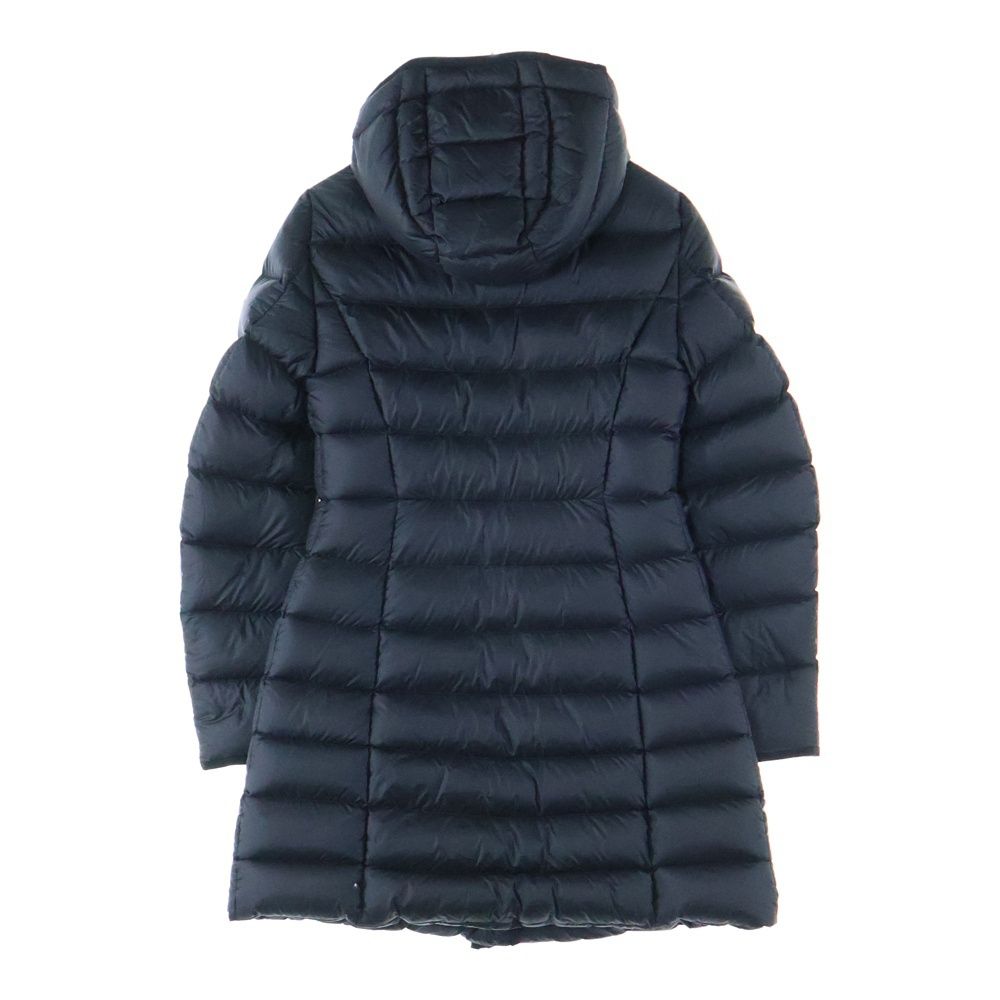 MONCLER モンクレール 23AW HIRMA ナイロン フーデッド ダウンジャケット ロングコート ブラック レディース I20931C00022