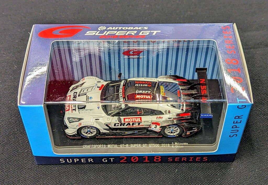 MMP 1/43 EBBRO CRAFTSPORTS MOTUL GT-R SUPER GT GT500 2018 No