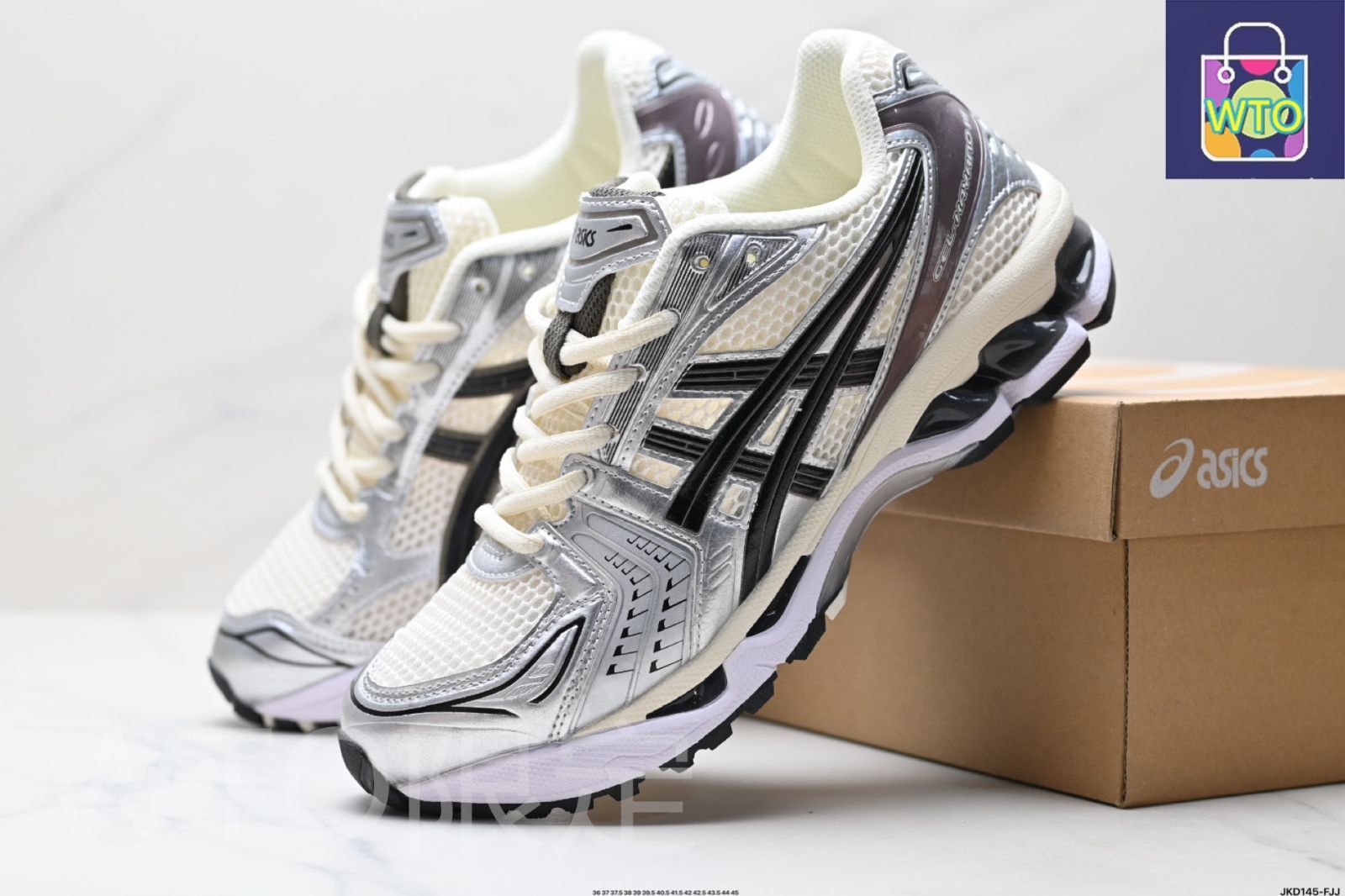 Asics（アシックス）Gel-Kayano 14 シルバーグレーグリーン