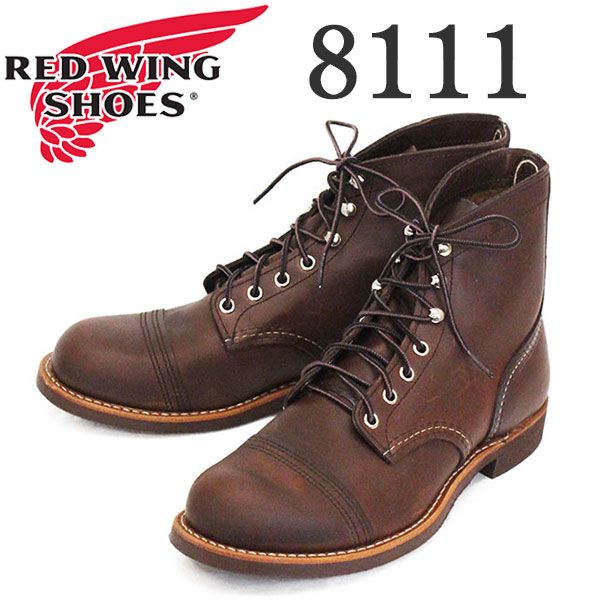 2020年 新作 REDWING (レッドウィング) 8111 Iron Ranger アイアンレンジャー アンバーハーネス Dワイズ US10D-約28cm
