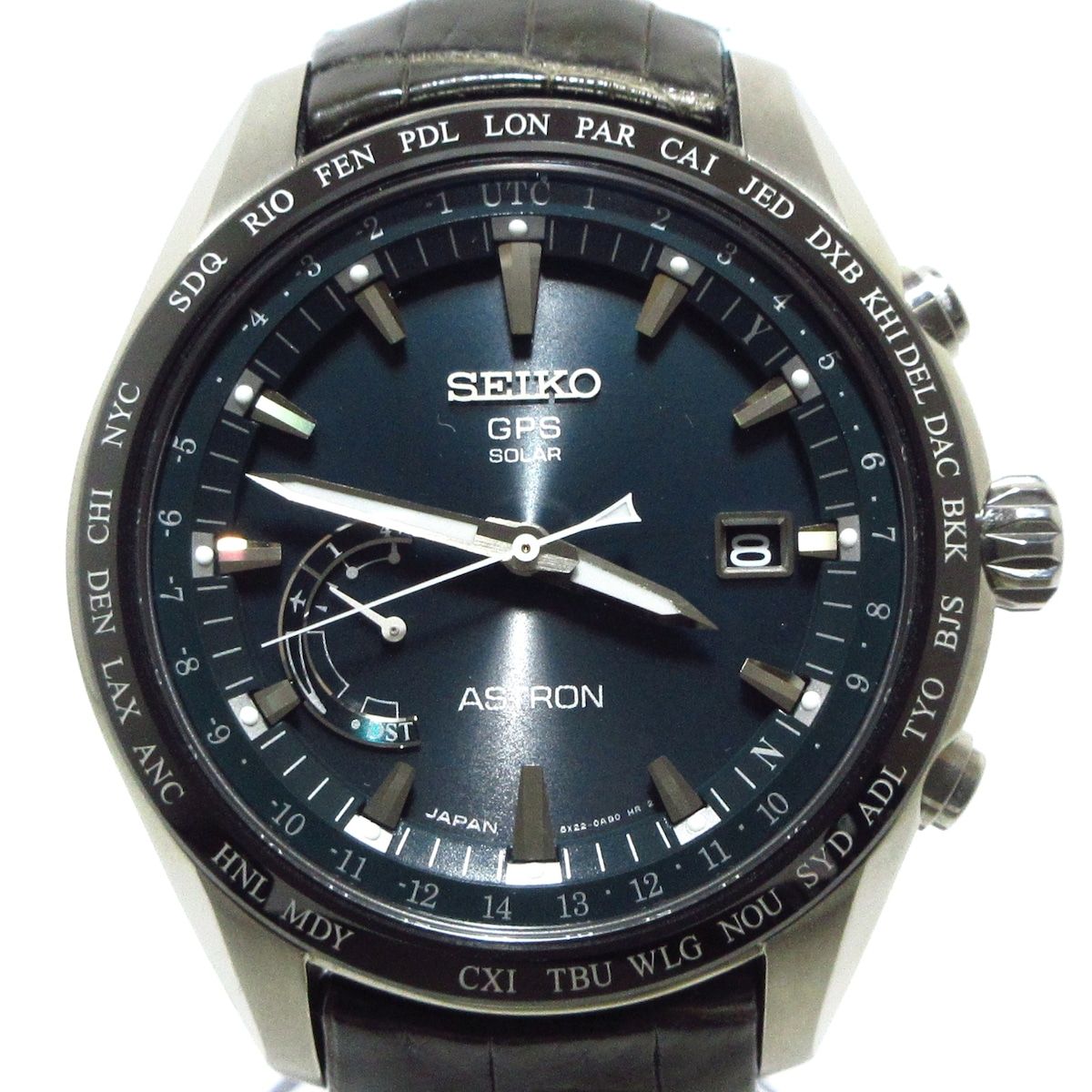 SEIKO(セイコー) 腕時計美品 ASTRON(アストロン) 8X22-0AG0/SSE115JC メンズ 電波/GPS/チタン/セラミック  ダークネイビー - メルカリ