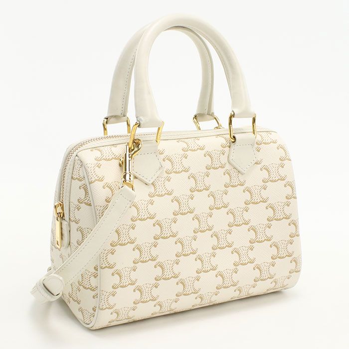 CELINE セリーヌ 2WAYミニボストン トリオンフキャンバス