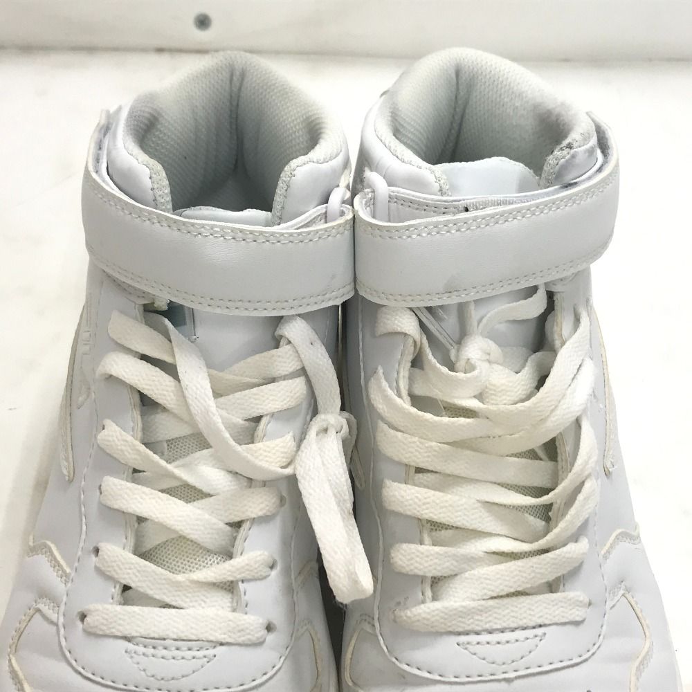 02w01645 フィラ FILA ハイカットスニーカー ホワイト 28.0cm