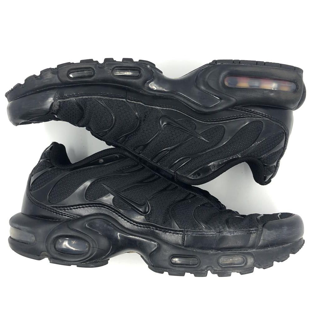 中古】NIKE AIR MAX PLUS TRIPLE BLACK 604133-050 ブラック size 27cm 