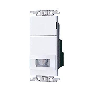 【中古】 パナソニック 壁取付熱線センサ付自動スイッチ 子器 ホワイト WTK1911WK