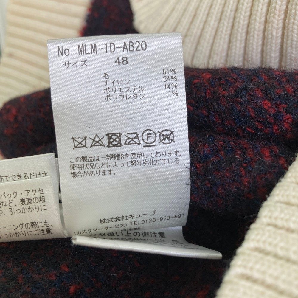 サイズ：48 MARK&LONA マークアンドロナ ウール混 ニットセーター