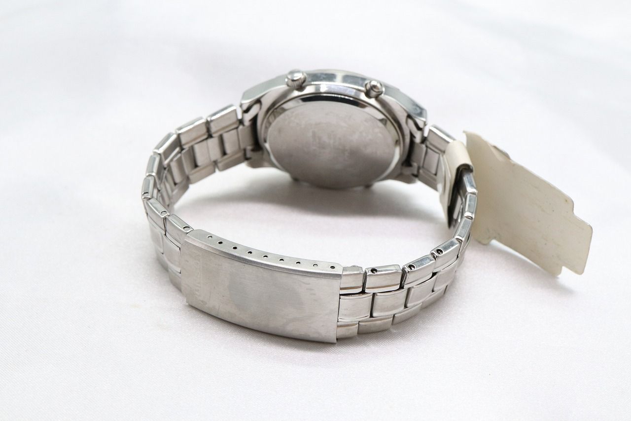 【W145-1】美品 動作品 電池交換済 ロンソン デジアナ 腕時計