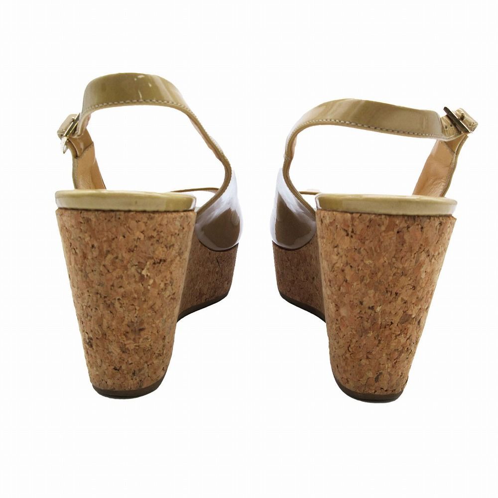 JIMMY CHOO ジミーチュウ　ウェッジソール　エナメルサンダル ジミーチュウ Jimmy Choo ウェッジソール エナメル サンダル