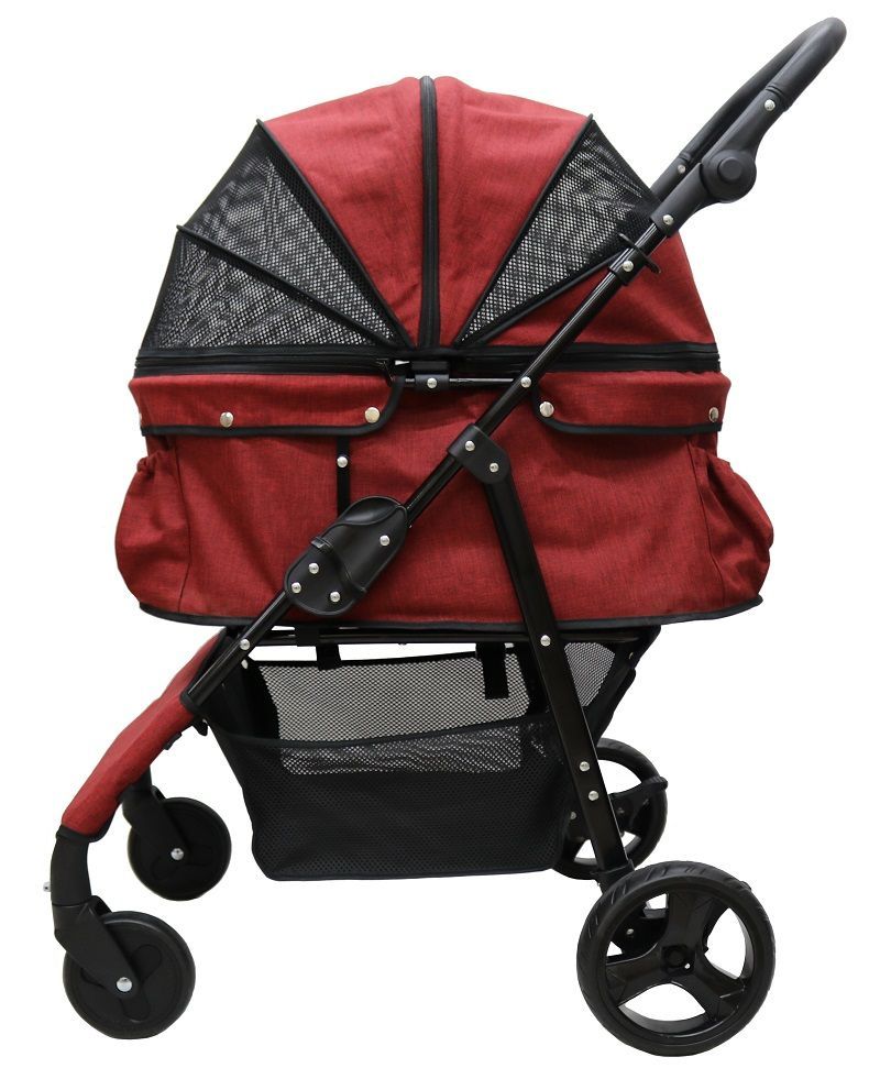 耐荷重30kg ココハート４輪ペットカート|ペットバギー