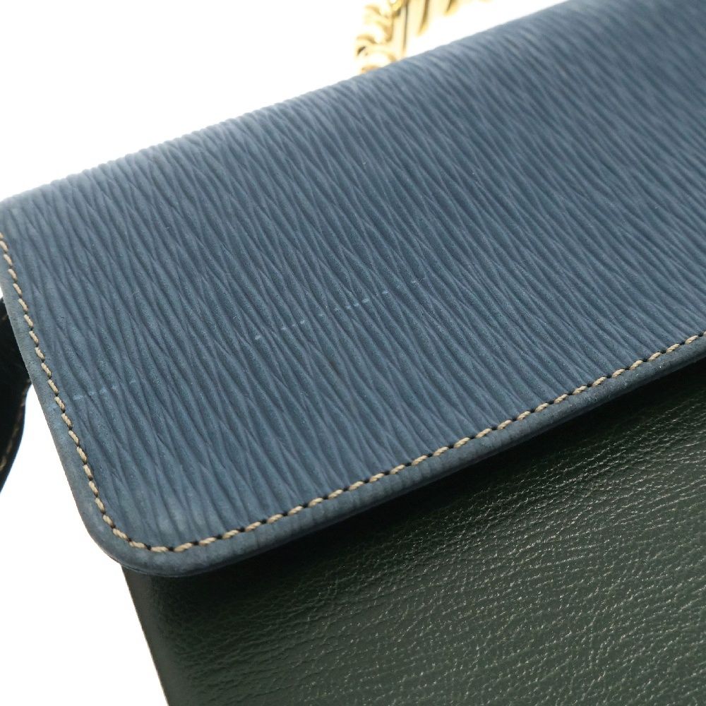 LOEWE (ロエベ) ベラスケス ハンドバッグ グリーン×ブルー ショルダー