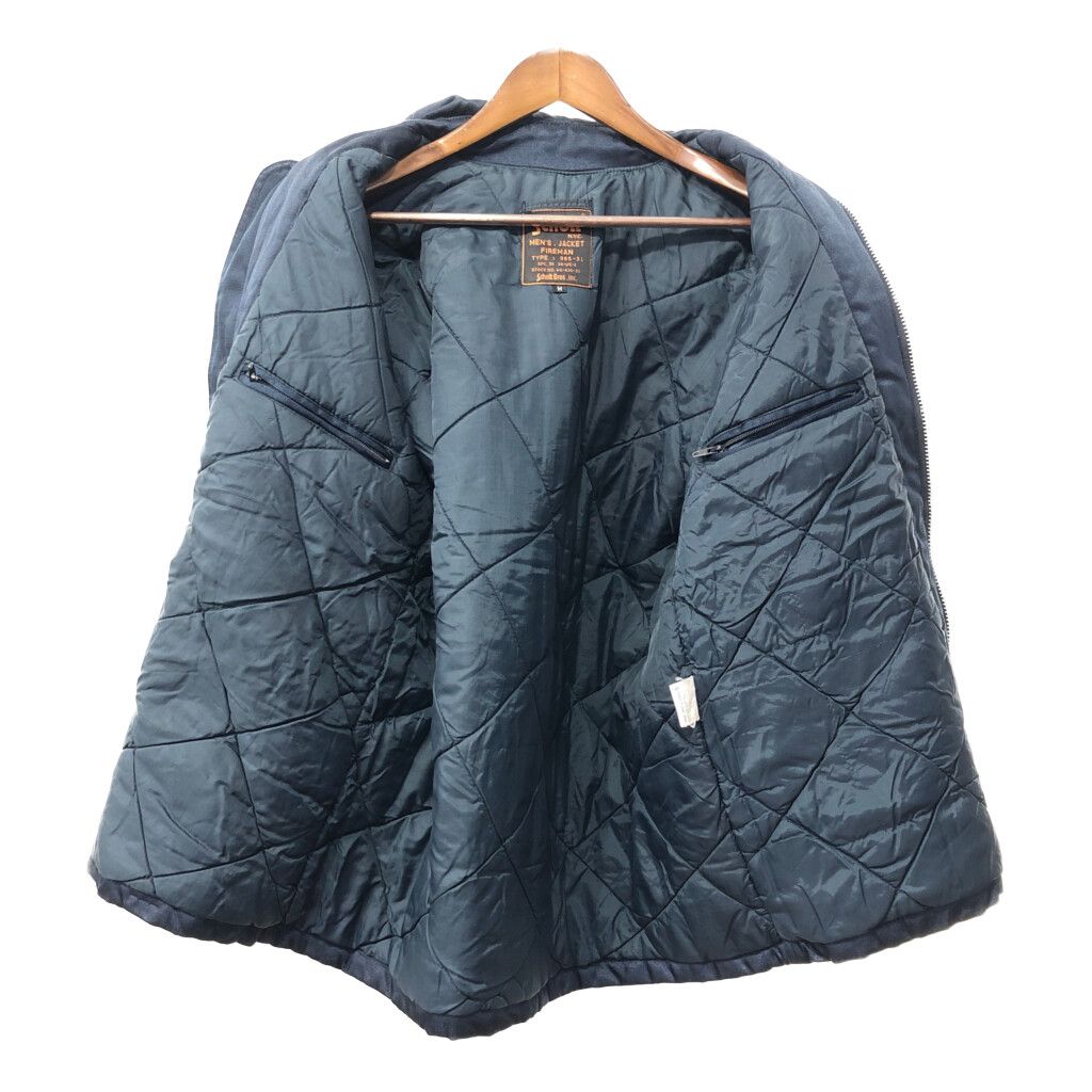 美品 90's Schott ショット ファイヤーマン ジャケット ネイビー L fit=scale-down,w=1200