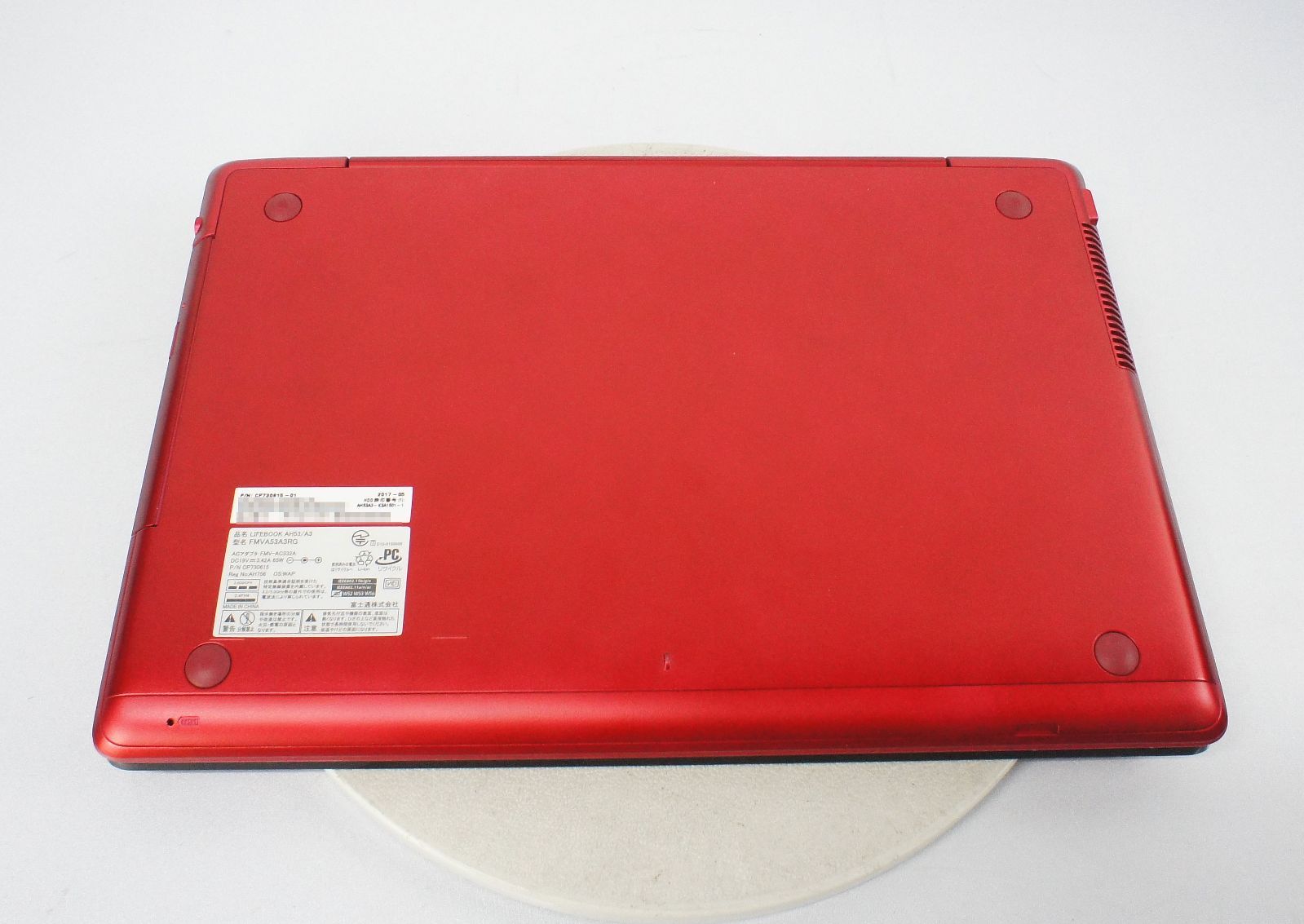 15.6インチ 富士通 LIFEBOOK AH53/A3 FMVA53A3RG/Core i7 6700HQ 2.6GHz/メモリ16GB/SSD500GB/Windows10 ノート PC パソコン テンキー fujitsu レッド M-R062601