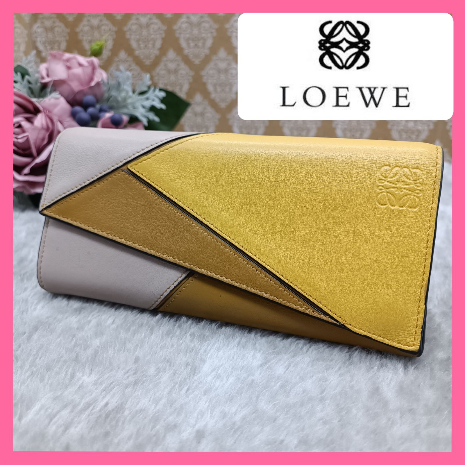 LOEWE 》 ロエベ パズル コンチネンタルウォレット マルチカラー 長 ...