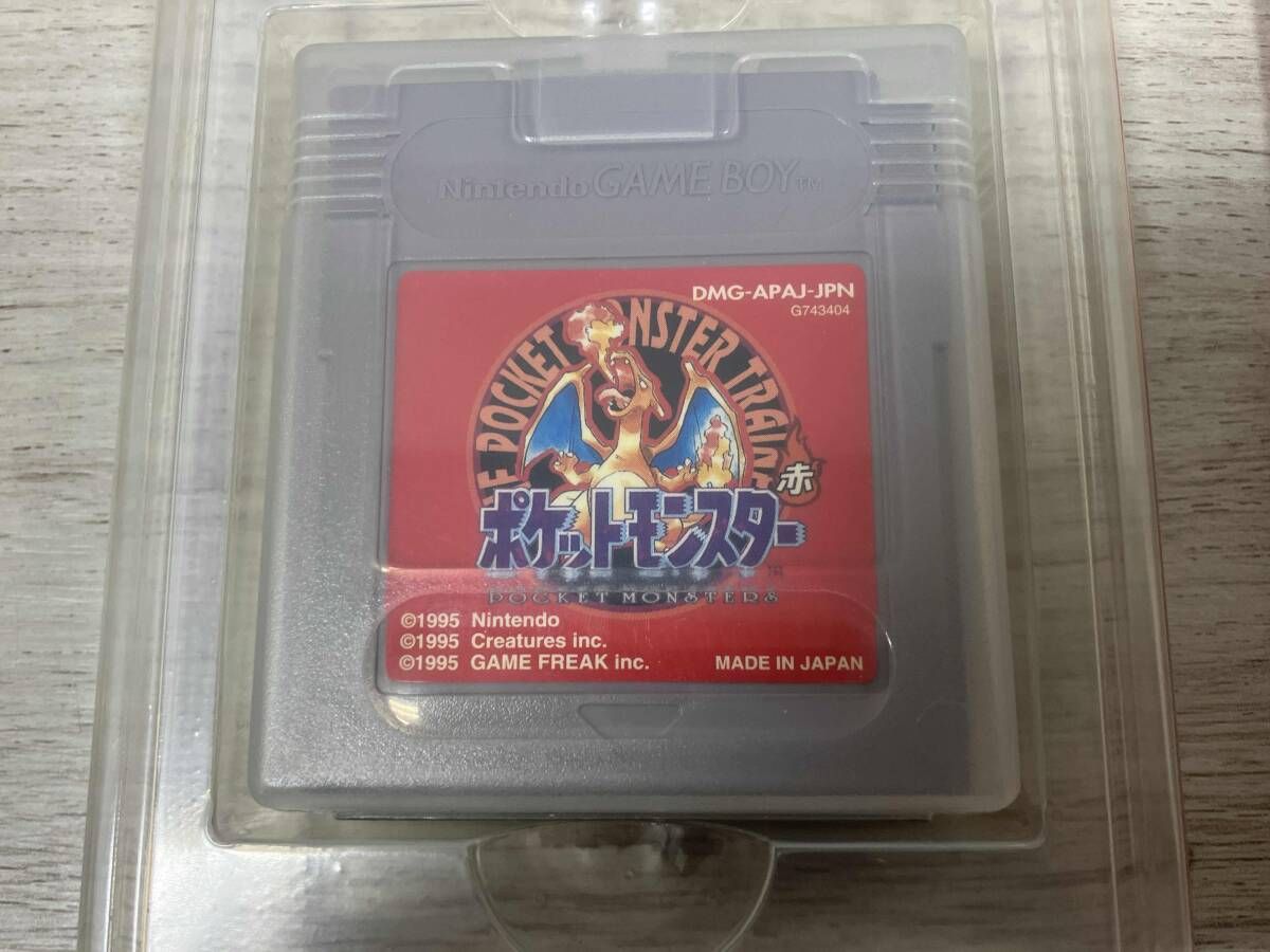 ポケットモンスター 赤 ゲームボーイ 完備 UP786_INFO