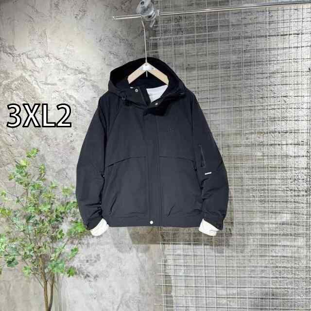 [3XL2]メンズ 服 シンプル ファッション オシャレ 大人 かっこいい 大きいサイズ ストリート 紳士服 秋 フード ワーク ジャケット アウトドア ソリッドカラー カジュアル 防風 ジャケット
