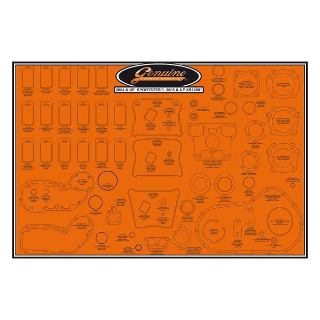 James gasket and seal board. 04-22 XL Sportster XR1200 | 526482