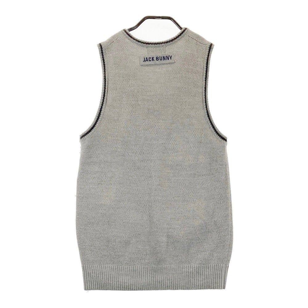 サイズ：1 JACK BUNNY ジャックバニー ニットベスト グレー系