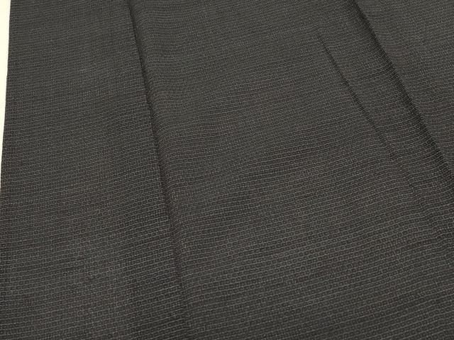 平和屋着物▽男性 単衣 本塩沢 80亀甲 総詰め 正絹 逸品 DAAU3221op 