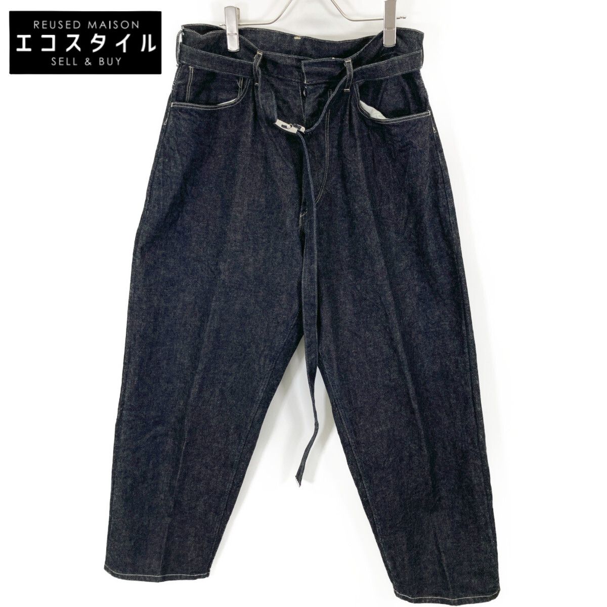 blurhms ブラームス BHS23F004 ｲﾝﾃﾞｨｺﾞ 12.9OZ SELVAGE DENIM GI-BELT PANTS 2