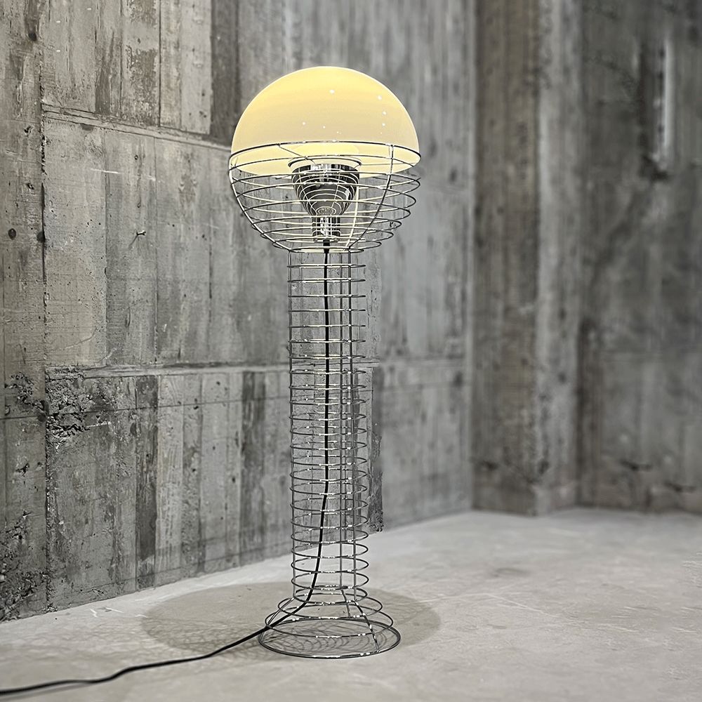 Wire Floor Lamp White ワイヤーフロア ランプ ホワイト スペースエイジ ミッドセンチュリー リプロダクト