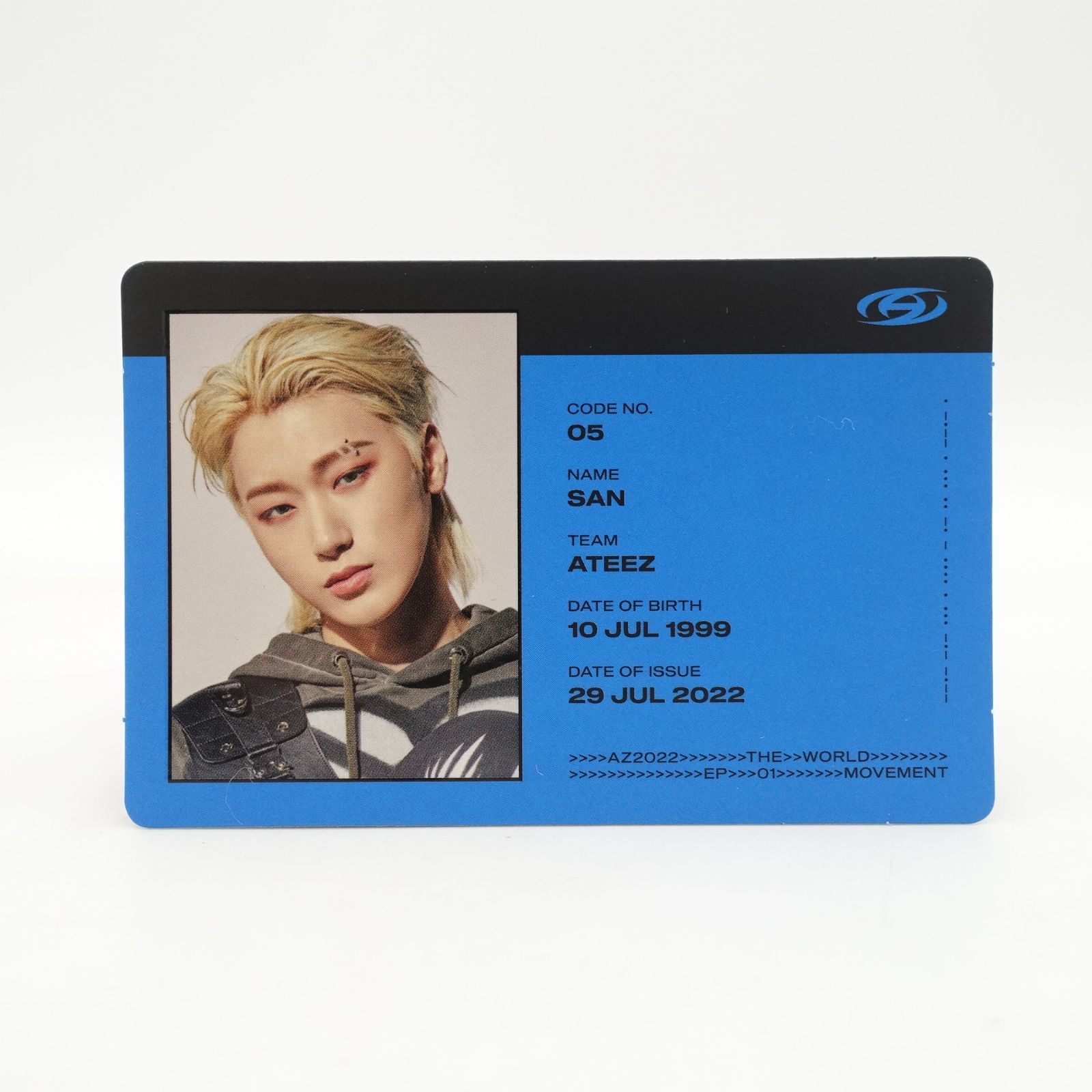 ateez アチズ　サン　トレカ　movement ATEEZ サン トレカ THE WORLD EP.1 : MOVEMENT DIARY VER. 公式