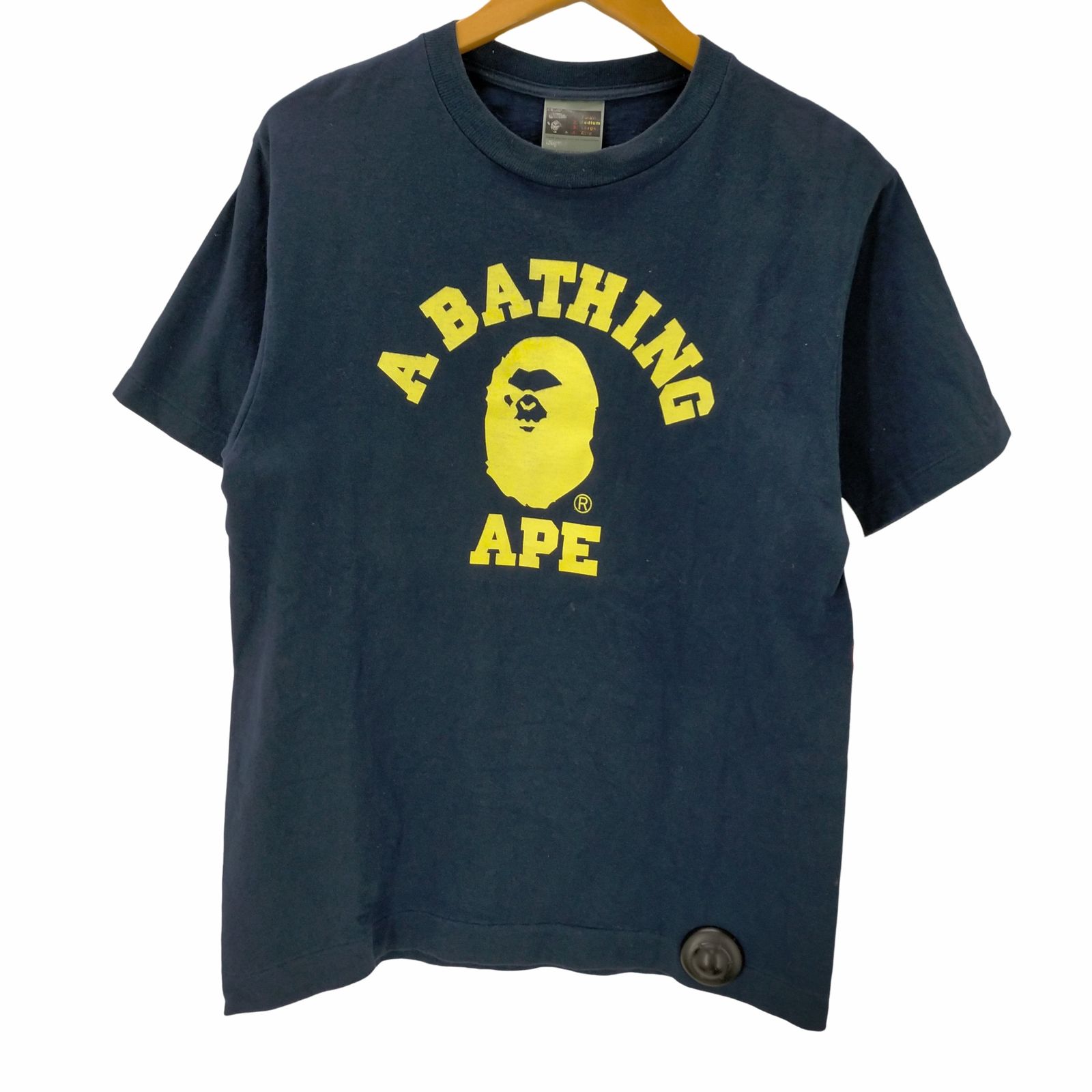 アベイシングエイプ A BATHING APE ロゴ プリントTシャツ メンズ JPN 