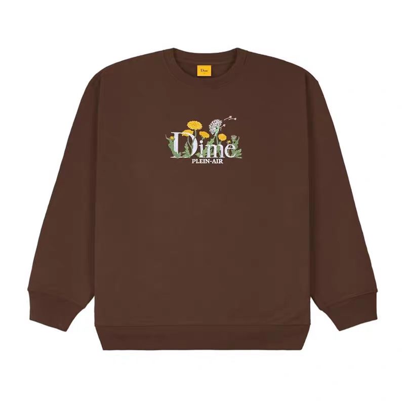 DIME ダイム スウェット ブラウン メンズレディース ブラック 新品未 