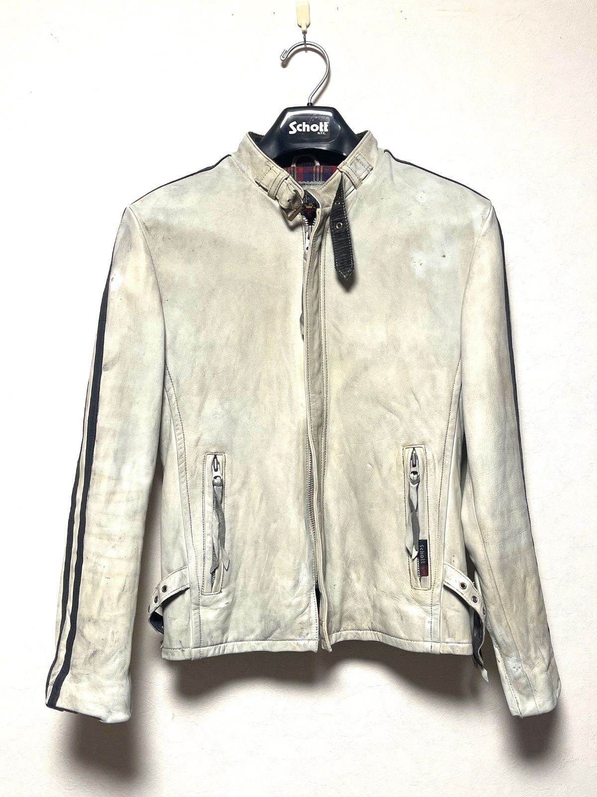 Schottライダースジャケット ショットレザージャケット Ｓ