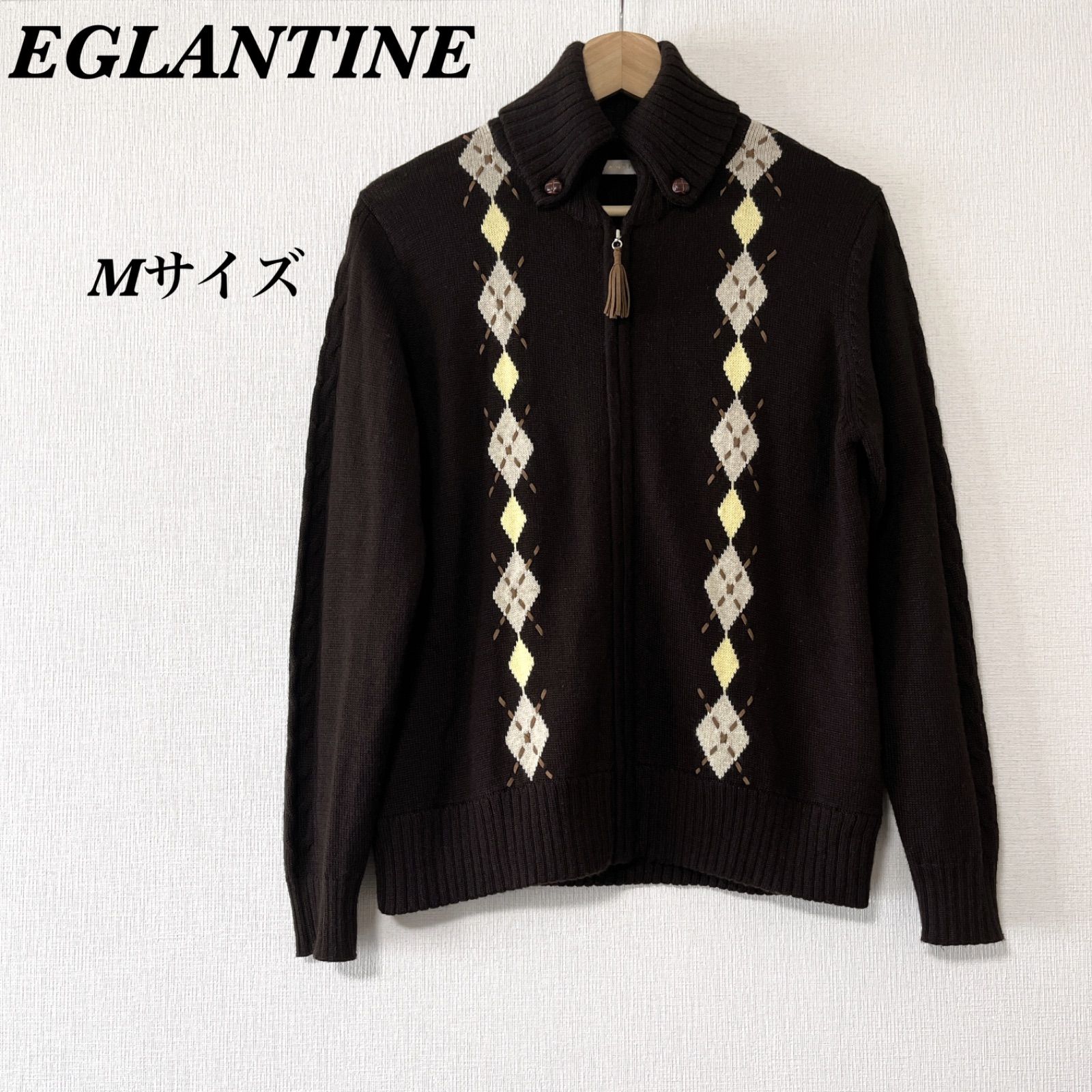 EGLANTINE エグランティーヌ イタリア糸使用 ハイネック ニット