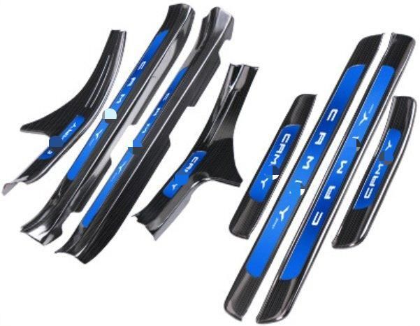 トヨタ カムリ ガソリン車 スカッフプレート ステップカバー ガーニッシュ ドレスアップ 汚れ防止 ステンレス 8点セット 4YR人気注目