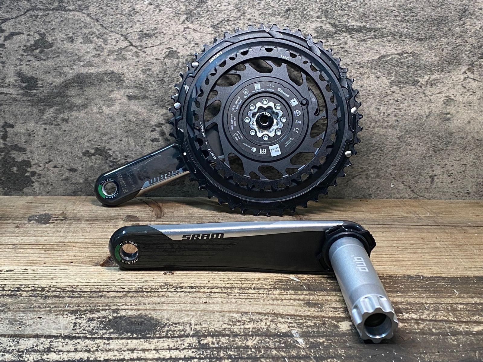JK388 スラム SRAM Red AXS Power Meter DUB クランクセット 2x 48 35T-172.5mm
