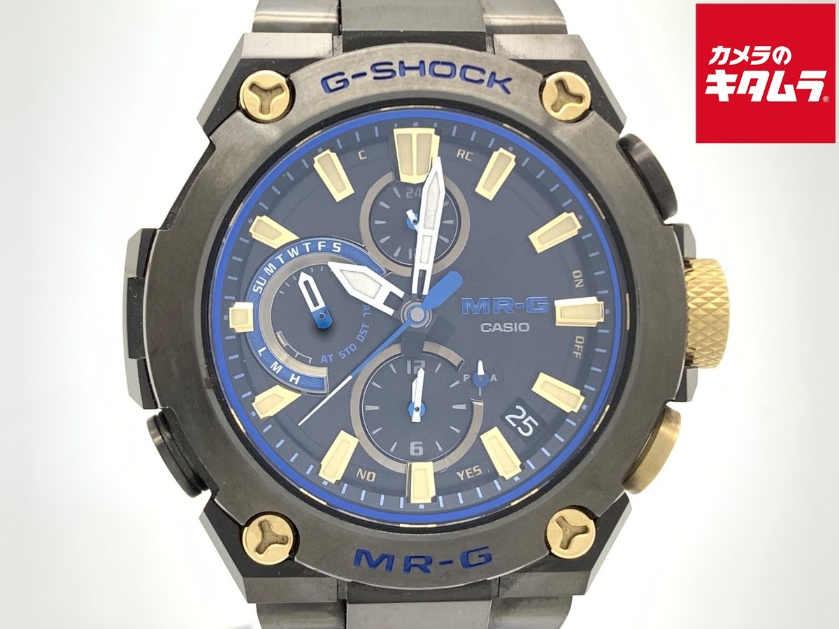 並品 カシオ G-SHOCK MR-G ブラック MRG-B1000BA-1AJR チタン