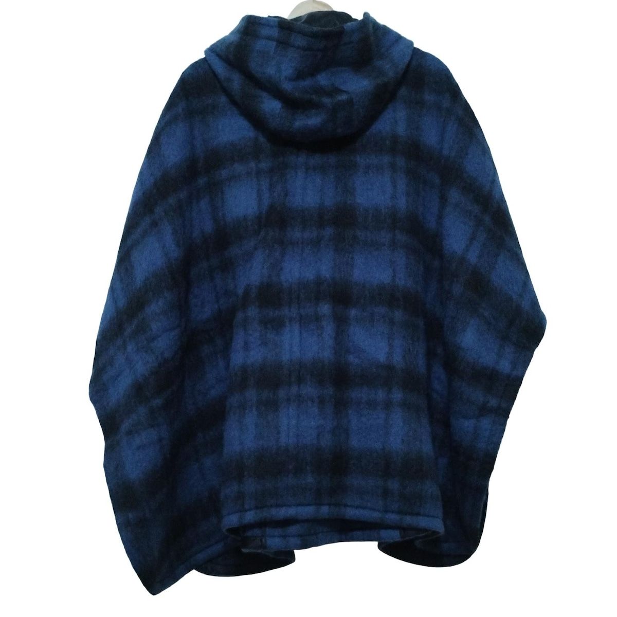 COACH コーチ ポンチョ サイズM L レディース - ダークネイビー×ブルー