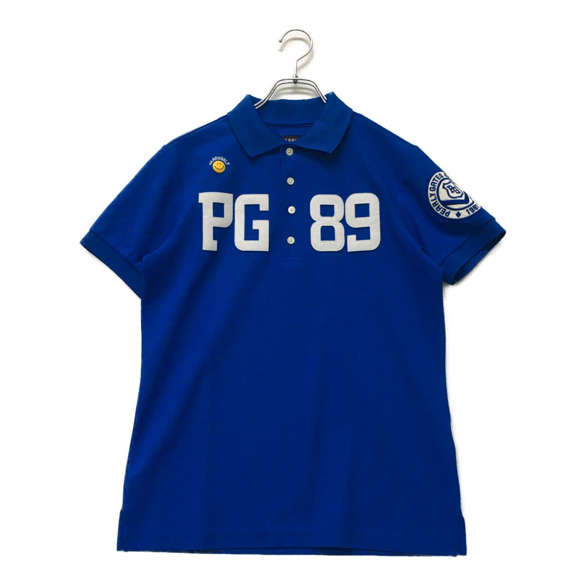 4/M 新品日本製/パーリーゲイツ/メンズ/定価/半袖ポロシャツ/紺 未使用品 メンズ パーリーゲイツ PEARLY GATES 半袖ポロシャツ 4