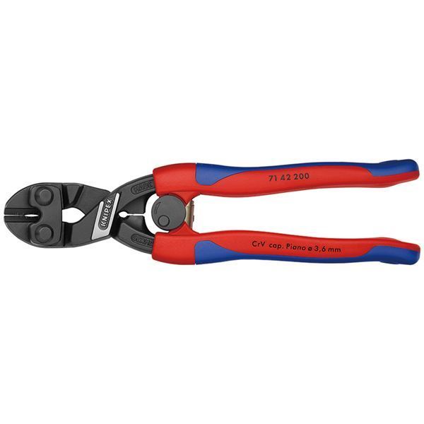 KNIPEX クニペックス 小型クリッパー コンフォート ベントヘッド リセス付 サイズ200×62×24mm 7142-200 HRDEVELOPMENT_JP