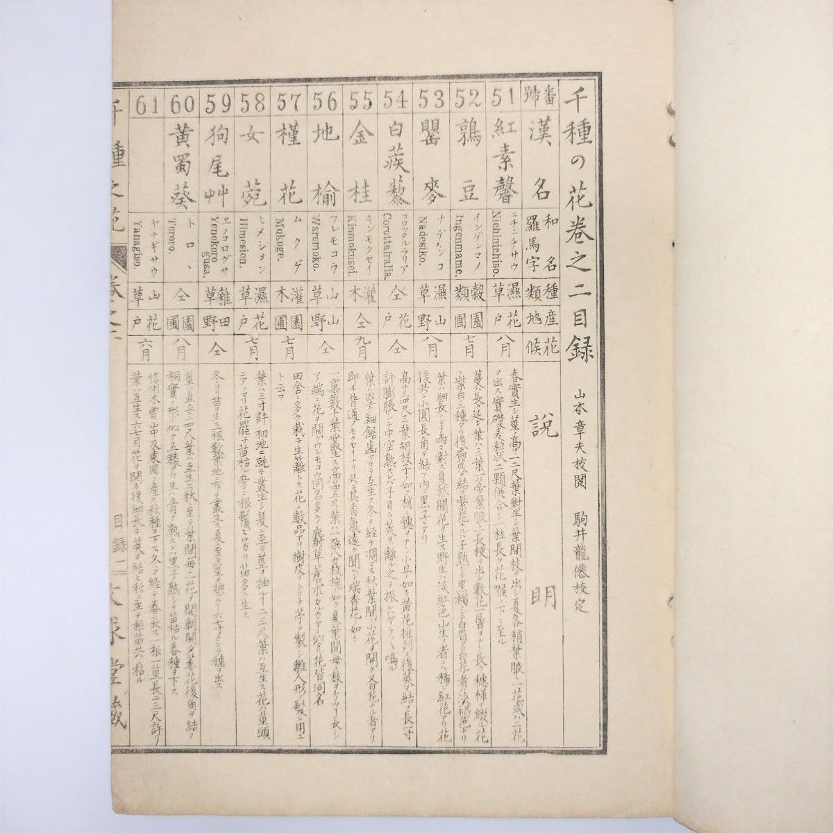 画譜 幸埜棋嶺画 「千種之花 2」絵入絵本 草花 図入 図譜 文求堂蔵 明治時代 木版 古美術 浮世絵 和本 古書#和本～江戸屋～ - メルカリ