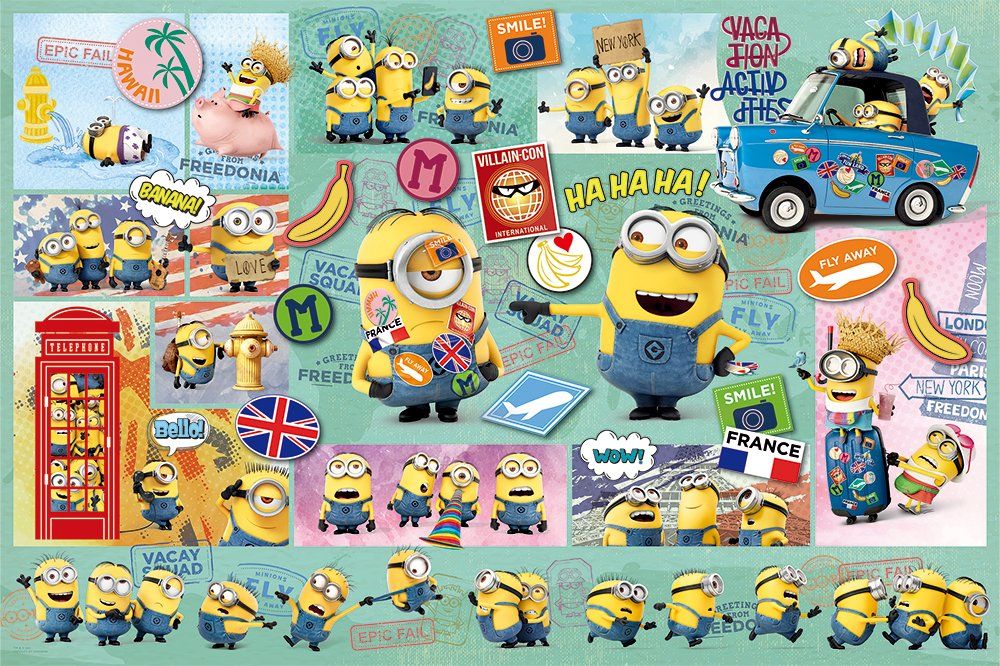 1000ピース ジグソーパズル ミニオンズ ワールド・パニック(50x75cm) [ミニオンズ ワールド・パニック]