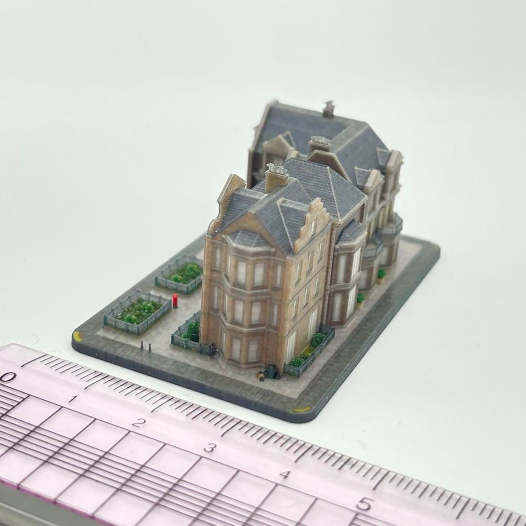 1/700 豪邸 ミニチュア ジオラマ フィギュア 住宅模型 1/64より小