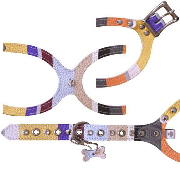 バディーベルト ハーネス 3号 モッド Mod スワロフスキークリスタル付 小型犬 ペット レザー 本革 BUDDYBELT バディベルト 犬用 胴輪 リングハーネス メガネハーネス ボディベルト バディーベルト正規輸入代理店 正規店