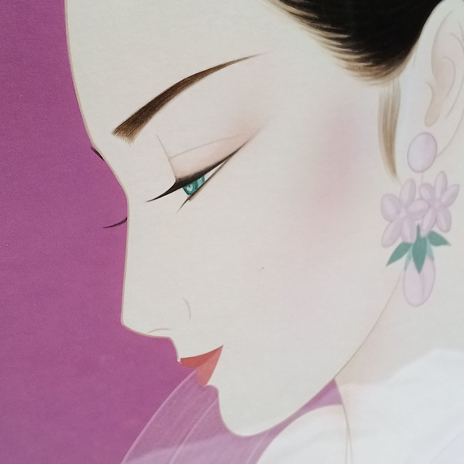 鶴田一郎『メモリアルブーケ』高級額装付 鶴田一郎「メモリアルブーケ」木製高級額装 - メルカリ