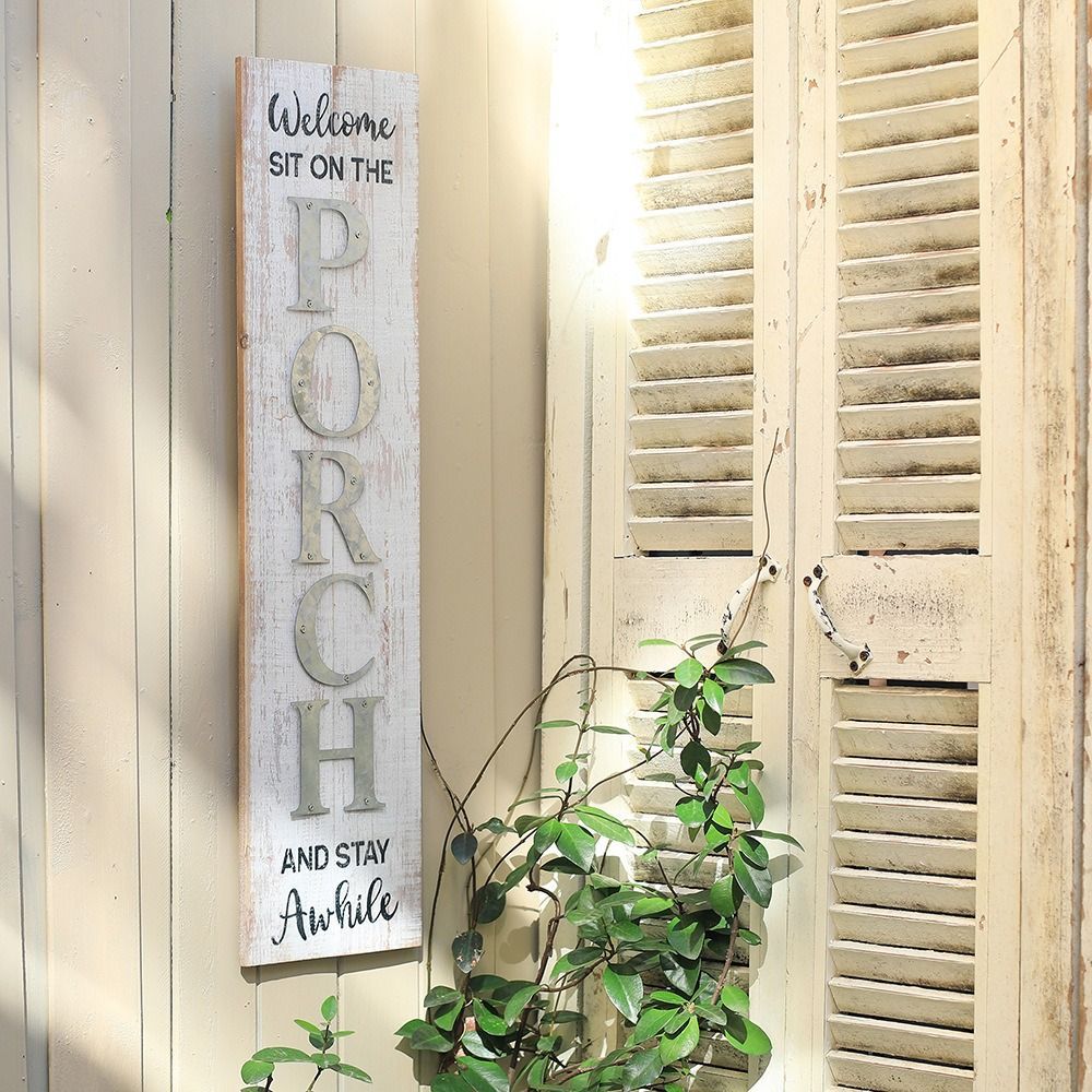 完全な 庭の装飾 インテリア お洒落 ガーデンサイン おしゃれ ガーデニング ガーデンインテリア 8-14 ヴィンテージ調 木製 シャビー加工 ガーデン雑貨 白 シャビーシック ガーデン 看板 雑貨 木 ホワイト