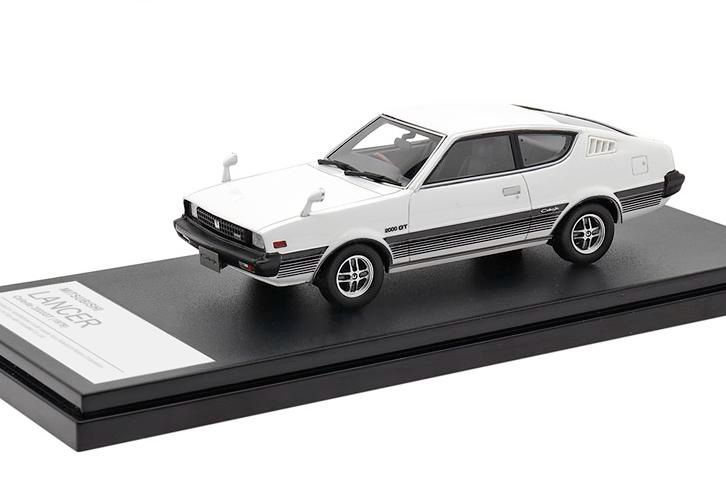 ハイストーリー 1/43 三菱 ランサー セレステ 2000GT 1979 ホワイト Hi-Story 1:43 Mitsubishi Lancer Celeste 2000GT