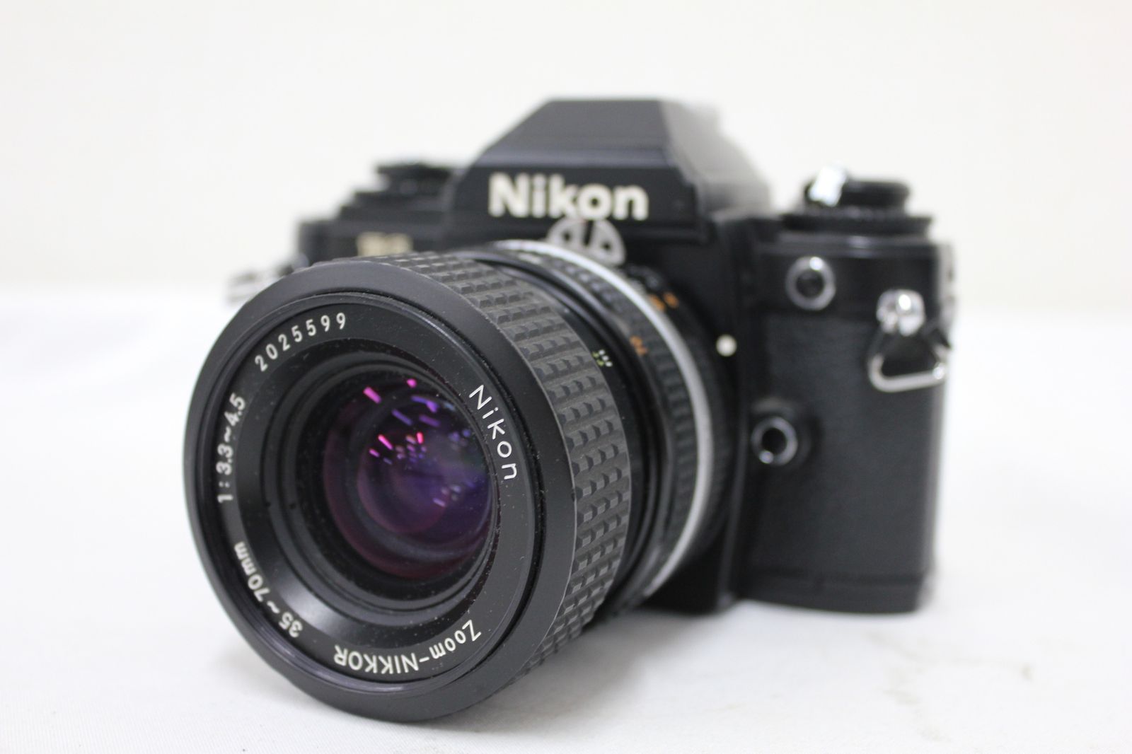 返品保証 ニコン Nikon FG ブラック Zoom-NIKKOR 35-70mm F3.3-4.5 ボディレンズセット e3051