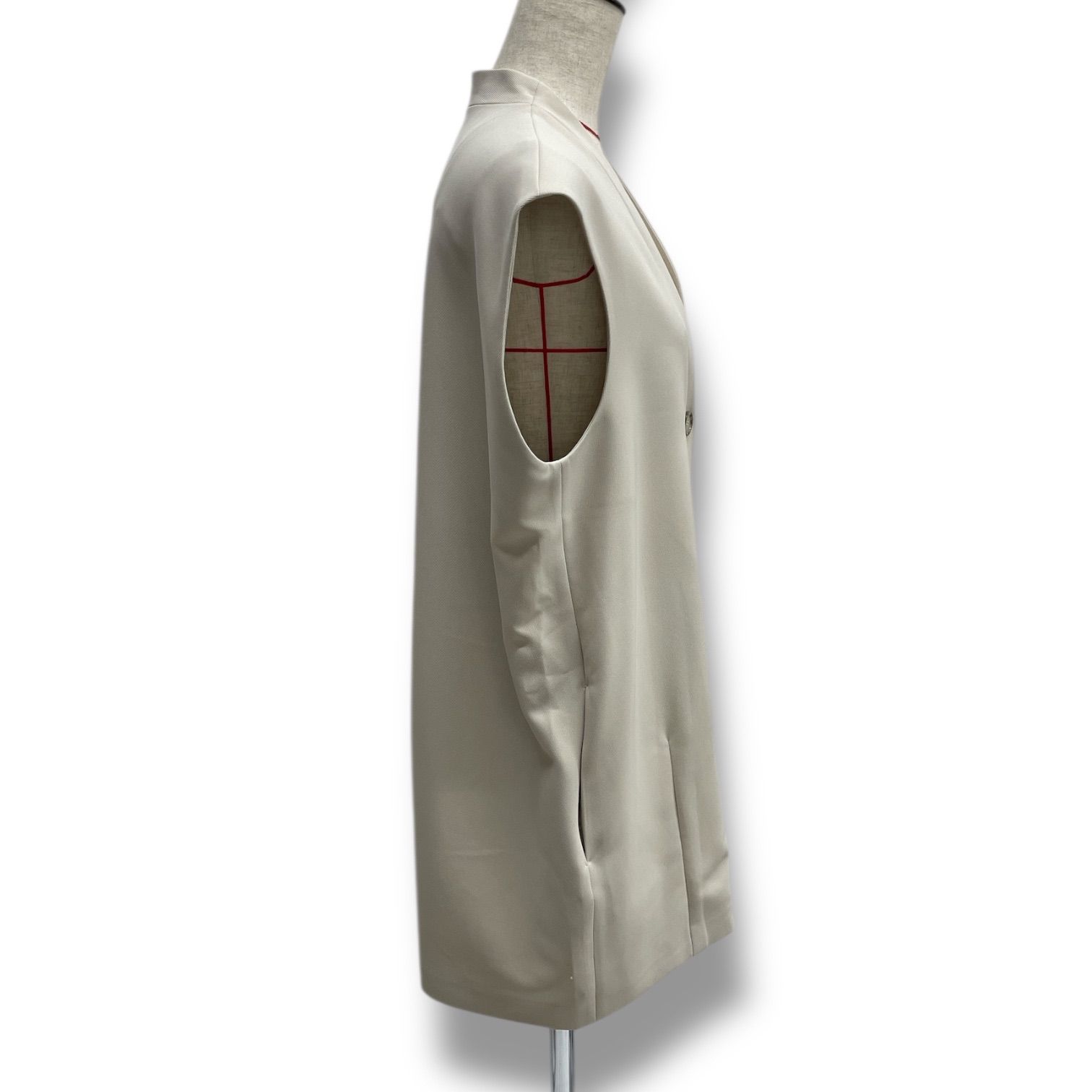 RIM.ARK リムアーク Minimal cocoon vest JK ベスト ジレ ライト