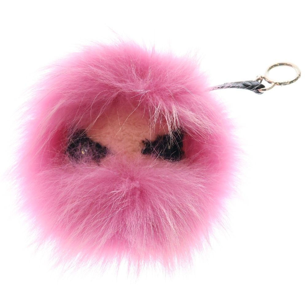 FENDI フェンディ バッグバグズ キャンディーファー ファーチャーム ピンク 7AR462 5Q8 F0780